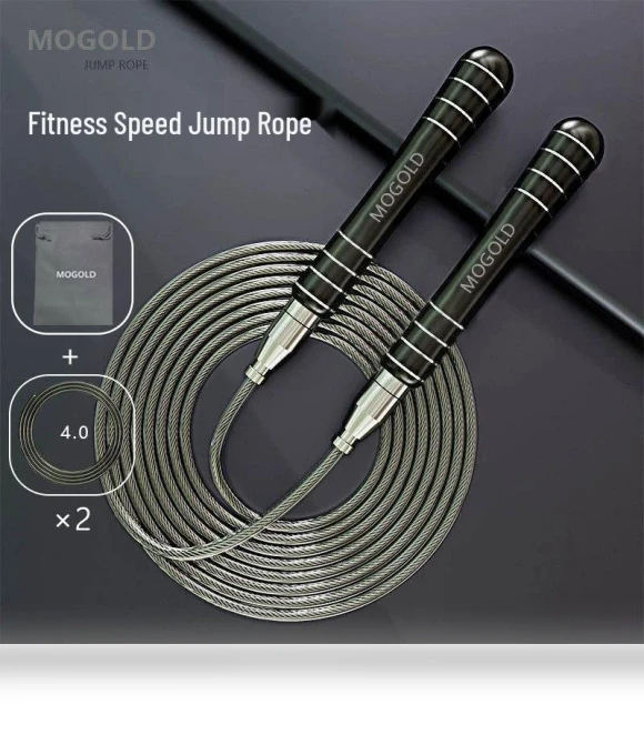 Self-Locking Aluminum Handle Smart Gravity 4.0 Steel Cable Jump Rope — Jump Ropes, Zoomer
