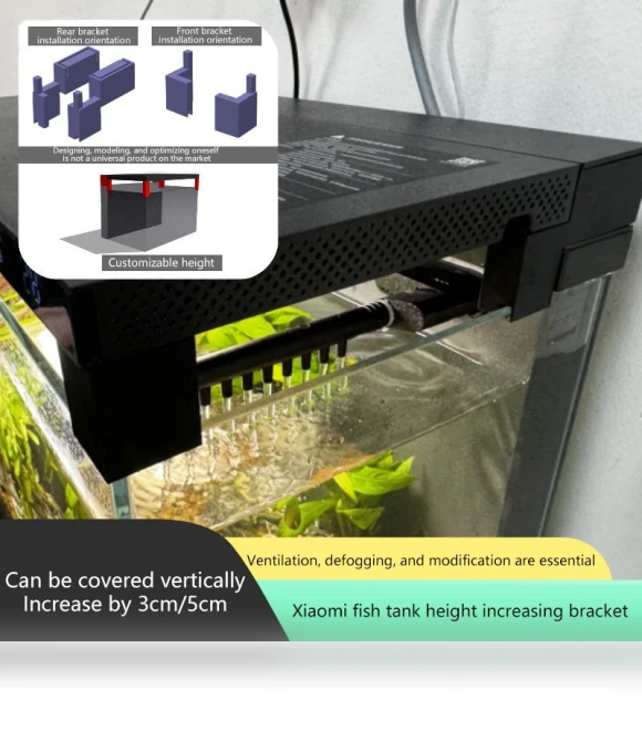 Smart Fish Tank Cover Heightening Bracket Kit — Stands, Wotypea