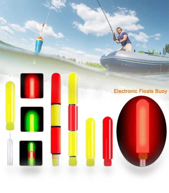 Smart Fishing Float with Color Change Sensor — Bite Indicators, guxuDZ