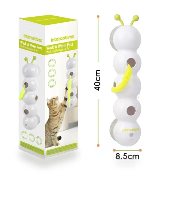 Smart Motion-Sensing Worm Toy for Cats — Cat Playthings, YJMP Top
