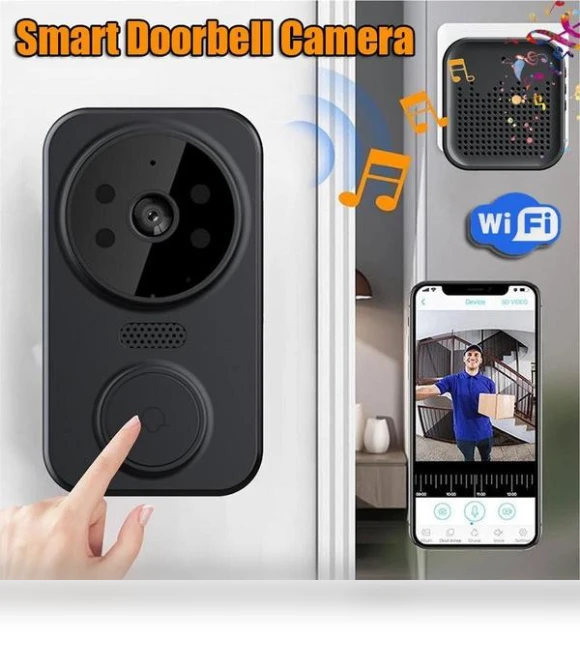 Smart Wireless Wi-Fi Video Doorbell — Smart Home Security, MIJIA HOME