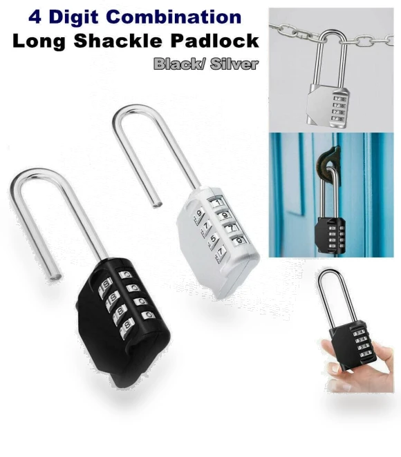4 Digit Password Code Cabinet For Luggage Combination Smart Lock — Luggage Locks, Haixuelec