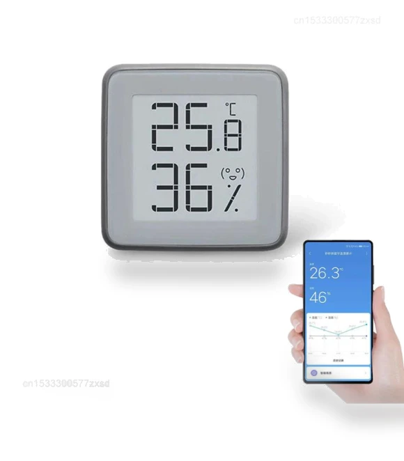 Bluetooth Thermometer with E-Ink Screen — Home Climate Control, Leisure outdoor