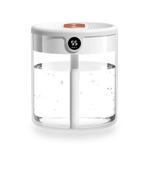 Double Nozzle Cool Mist Humidifier with Night Light — Air Moisturizers, MiOYOOW