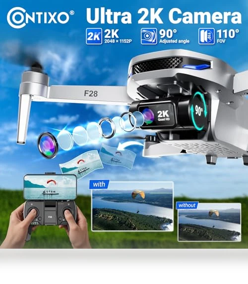 GPS Drone with 2K Camera — Drones, Contixo