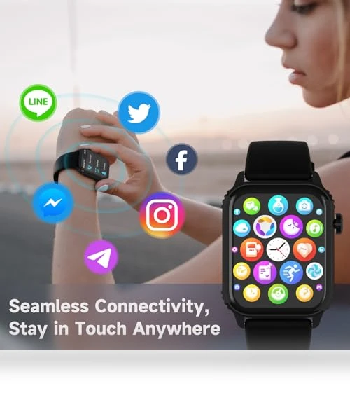 HD Smartwatch with 120 Sports Modes — Smartwatches, TRAUSI