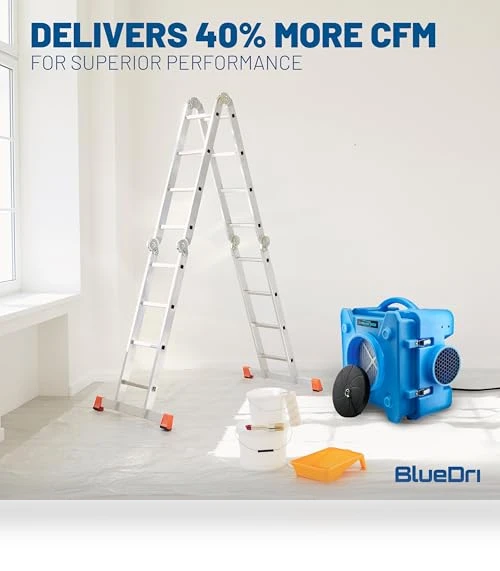 HEPA Air Scrubber — HVAC Filtration, BlueDri