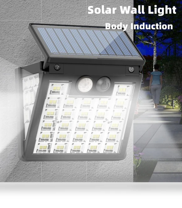 LED Motion Sensor Wall Lamp — Outdoor Security & Flood Lighting, Lanzhong Solar lamp franchise