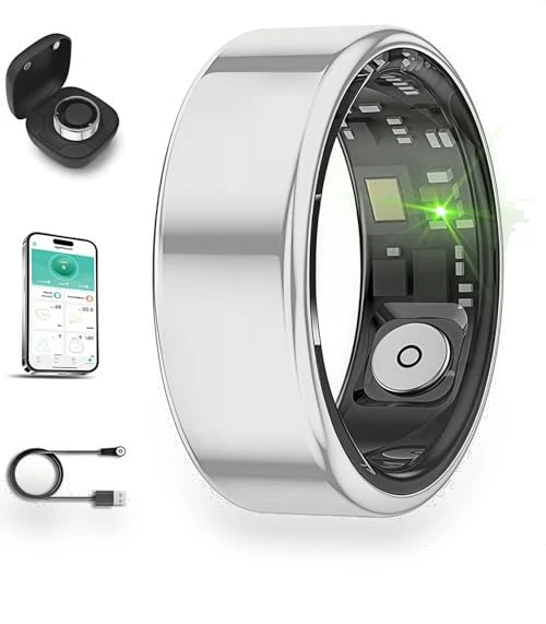 Smart Ring with Charging Box — Wearable Accessories, Hivisuals
