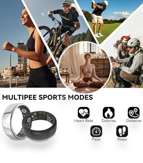Smart Ring with Charging Box — Wearable Accessories, Hivisuals