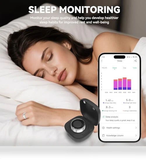 Smart Ring with Charging Box — Wearable Accessories, Hivisuals