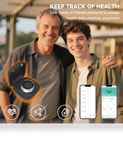 Smart Ring with Charging Box — Wearable Accessories, Hivisuals