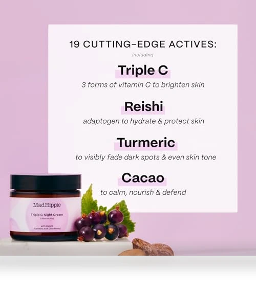 Triple C Night Cream — Creams & Moisturizers, Mad Hippie