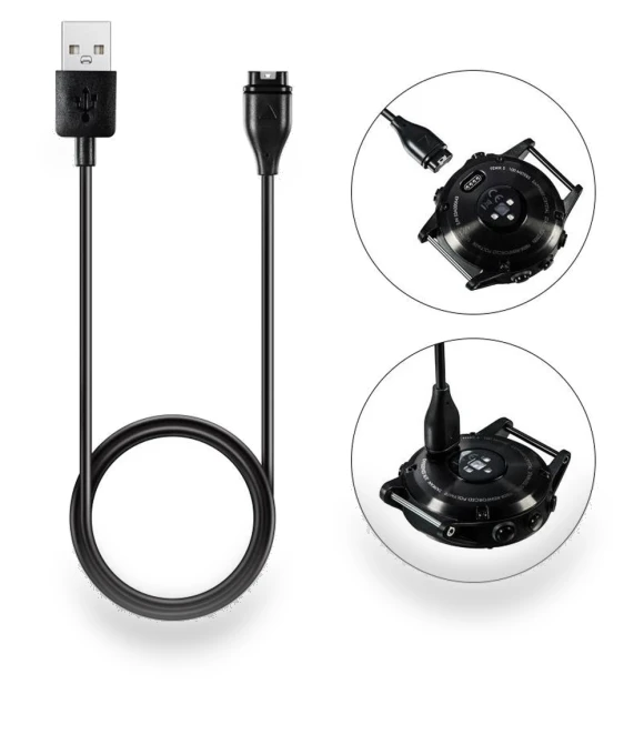 USB Charger Cable for Garmin Fenix 5 Smart Watch — Fitness Bands, Yeetian