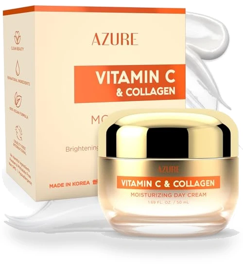 Vitamin C & Collagen Face Moisturizer — Facial Hydration, Azure Cosmetics