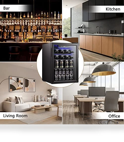 Wine Cooler Cabinet Beverage Refrigerator — Drink Coolers, Antarctic Star