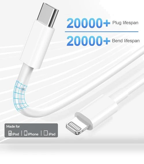 20W Fast Charging Wall Charger with 10 FT USB Lightning Cable — Chargers, Shenzhen Zhengyuhong Electronic Technology Co., Ltd