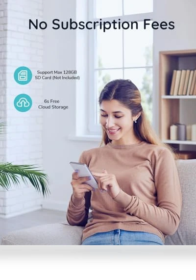 2K HD Wireless Doorbell Camera — Smart Home Security, BOIFUN