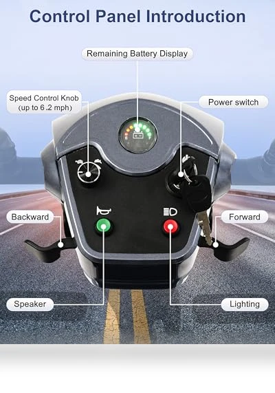 4 Wheel Mobility Scooter — Electric Self-Balancing Scooters, MIHAYO