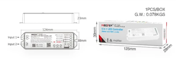 5 in 1 LED Controller — Smart Home Modules, MiBOXER