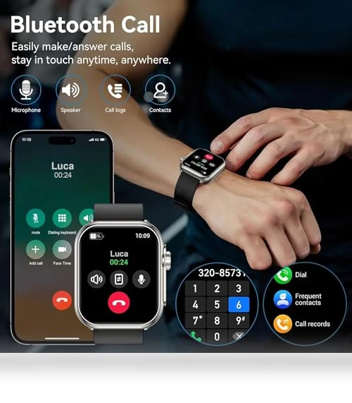 AI Smart Watch with Health Monitoring — Smartwatches, Zonelnnerh