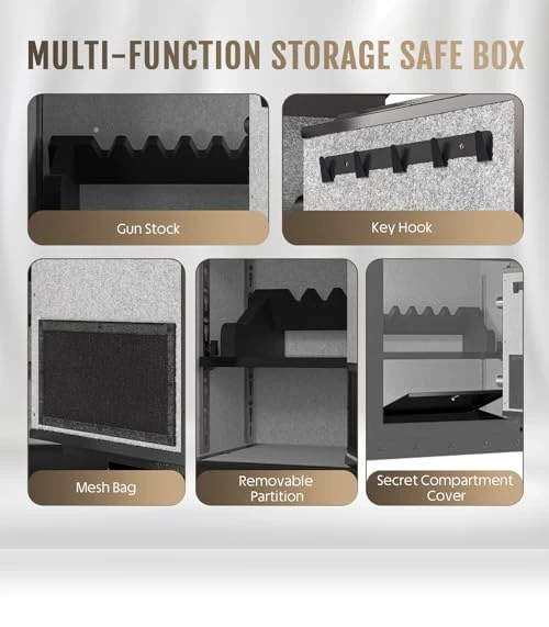 Biometric Safe Box with Smart Touch Screen — Cabinet Safes, SAPITAL