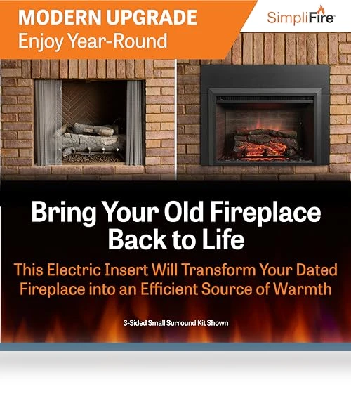 Electric Fireplace Insert — Electric Heating Solutions, SIMPLIFIRE