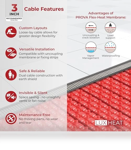 Electric Radiant Floor Heating System — Portable Heating Solutions, LuxHeat