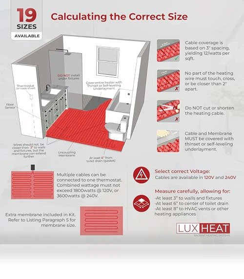Electric Radiant Floor Heating System — Portable Heating Solutions, LuxHeat
