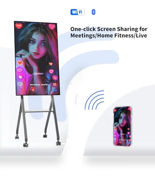FLIP HUB 55" S2 Rotating Smart Board — Electronic Whiteboards, TIBURN