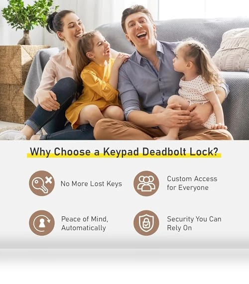 Keyless Entry Door Lock — Smart Home Security, Lio home