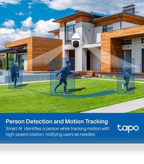 Outdoor Wired Pan/Tilt Security Wi-Fi Camera — Security Cameras, TP-Link