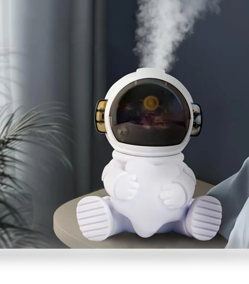Portable Mini Humidifier with LED Light — Air Moisturizers, Kafarfunn
