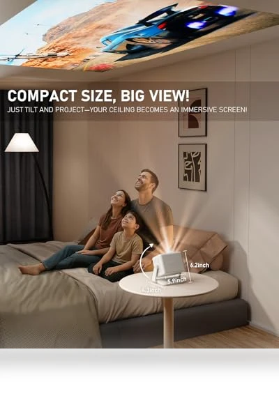 Smart Projector with WiFi and Bluetooth — Home Theater Projectors, VISSPL