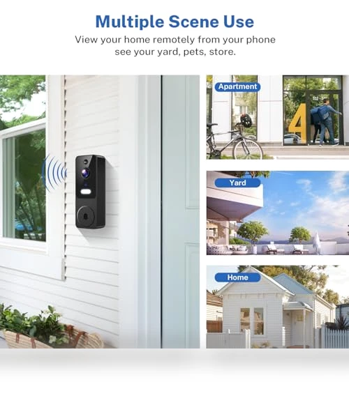 Video Doorbell Camera Wireless — Smart Home Security, FineLuck