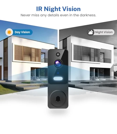 Video Doorbell Camera Wireless — Smart Home Security, FineLuck