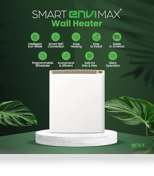 Wi-fi Plug-in Electric Wall Heater — Heaters, ENVI
