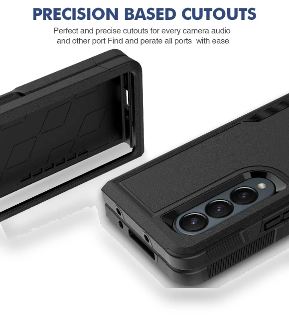 Anti-scratch PC+TPU Folding Phone Case — Basic Cases, Smartwatch 2025