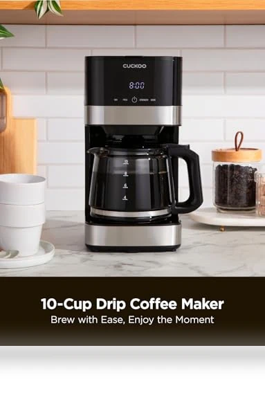 Classic 10-Cup Drip Coffee Maker — Coffee Makers, CUCKOO