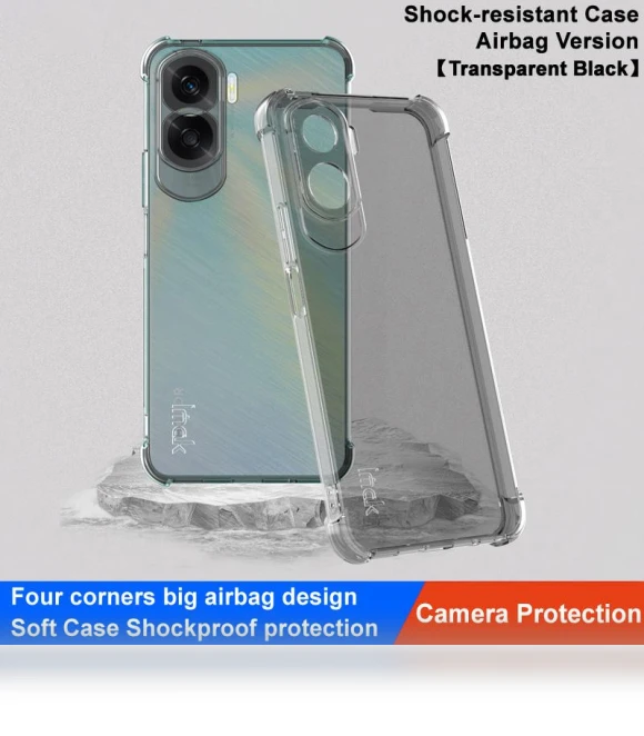 Clear TPU Phone Cover with Airbag Shockproof — Basic Cases, Smartwatch 2025