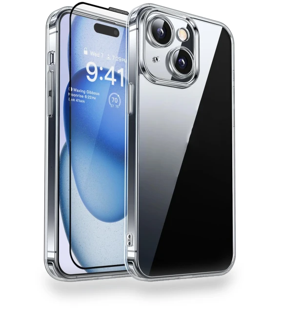 Clear TPU Phone Cover with Easy Installation — Screen Protectors, Smartwatch 2025