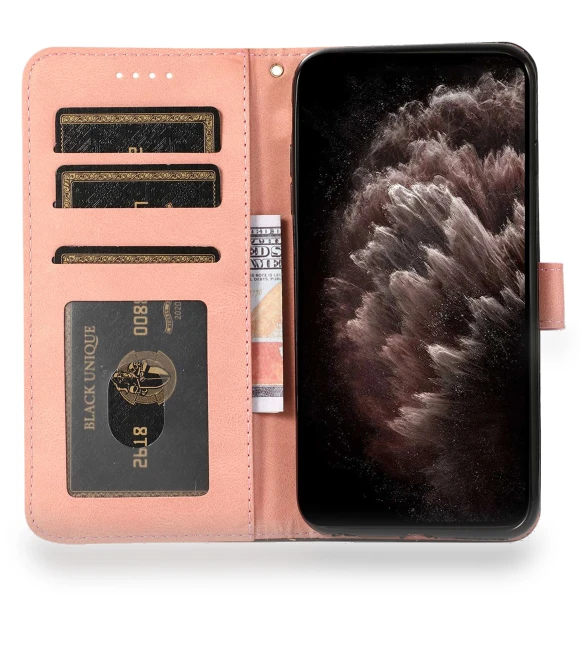 Color Splicing Case with Magnetic Clasp Stand — Phone Accessories, Smartwatch 2025