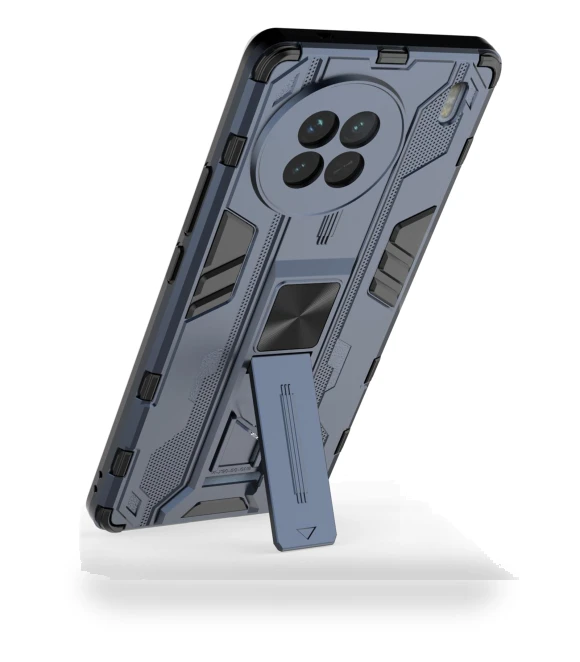 Hard PC Soft TPU Dual Layer Anti-Drop Phone Case with Kickstand — Basic Cases, Smartwatch 2025