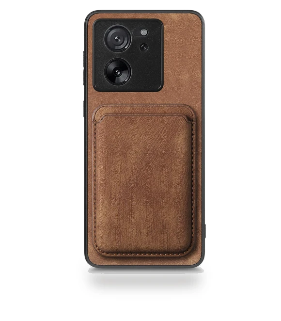 Leather Back Cover with Detachable Card Holder — Phone Accessories, Smartwatch 2025