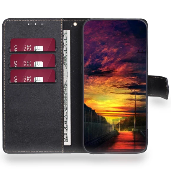 Leather Wallet Phone Cover with RFID Blocking — Passport Wallets, Smartwatch 2025