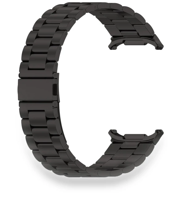 Metal Watch Band Three-Beads Steel Wrist Strap — Bands, Smartwatch 2025