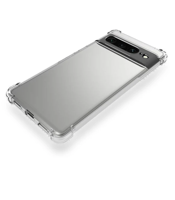 Non-slip Phone Case Anti-scratch Thickened Four Corner Transparent TPU Cover — Screen Protectors, Smartwatch 2025
