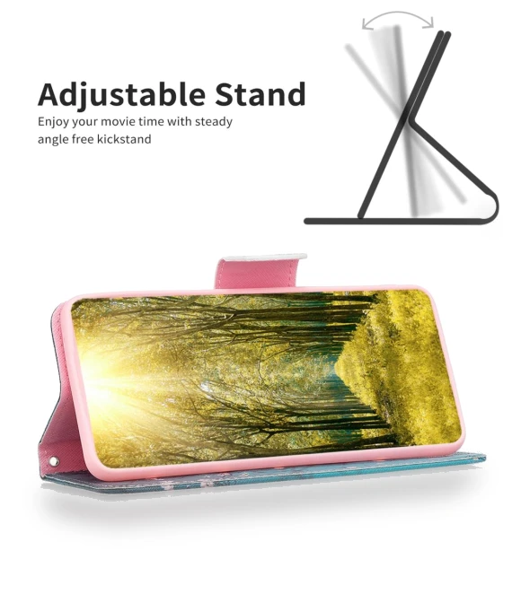 Pattern Printing PU Leather Wallet Stand Cover — Phone Accessories, Smartwatch 2025