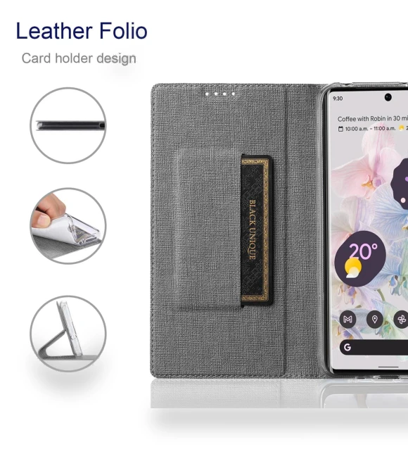 Protective Book Case with Auto-Close Magnet, Card Holder and Stand — Smartwatch Protectors, Smartwatch 2025