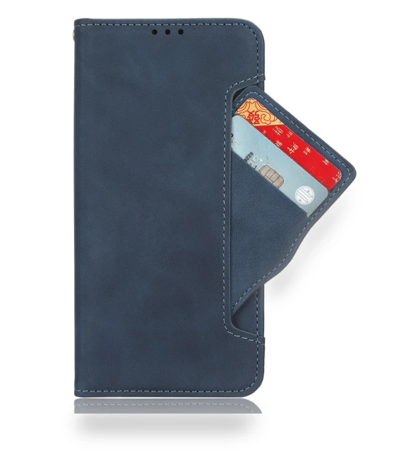 PU Leather Case with Multiple Card Slots and Cell Phone Stand — Phone Accessories, Smartwatch 2025